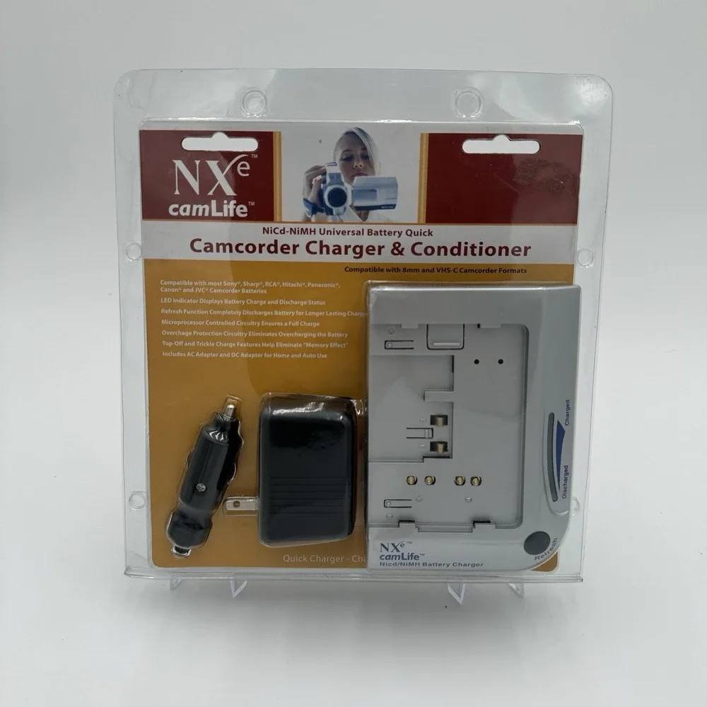 NXE CamLife NiCd-NiMH Universal Battery Camcorder Charger & Conditioner NEW